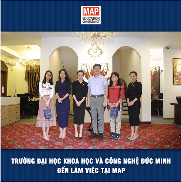 Đại học Đức Minh đến làm việc tại MAP. Đại học Đức Minh đến làm việc tại MAP.